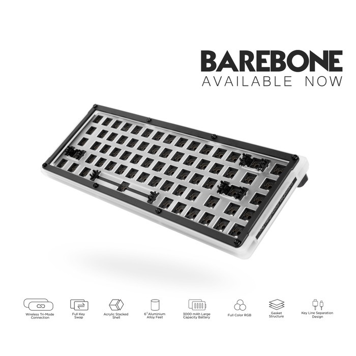 MYNK65 Barebone Mechanical Keyboard Wireless 65%