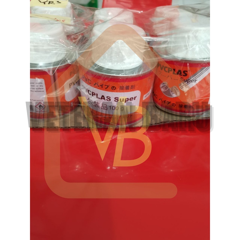 Lem Pipa PVCPLAS Super Kaleng 100 gram