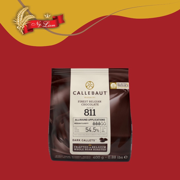 

Promo Callebaut Chocolate Couverture 811 (54,5%) 400 Gram