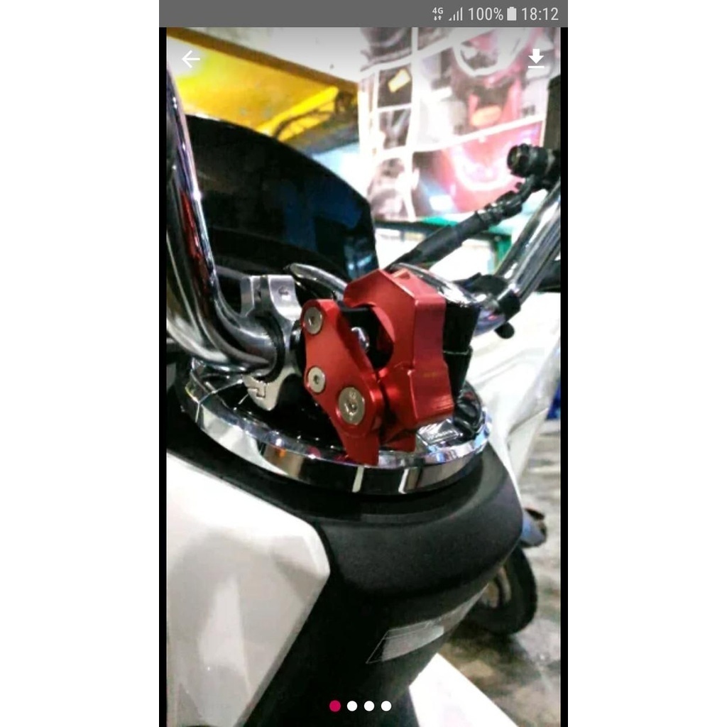 Hook Pcx Lokal/Gantungan Barang New Pcx Aksesoris Body Motor Berkualitas