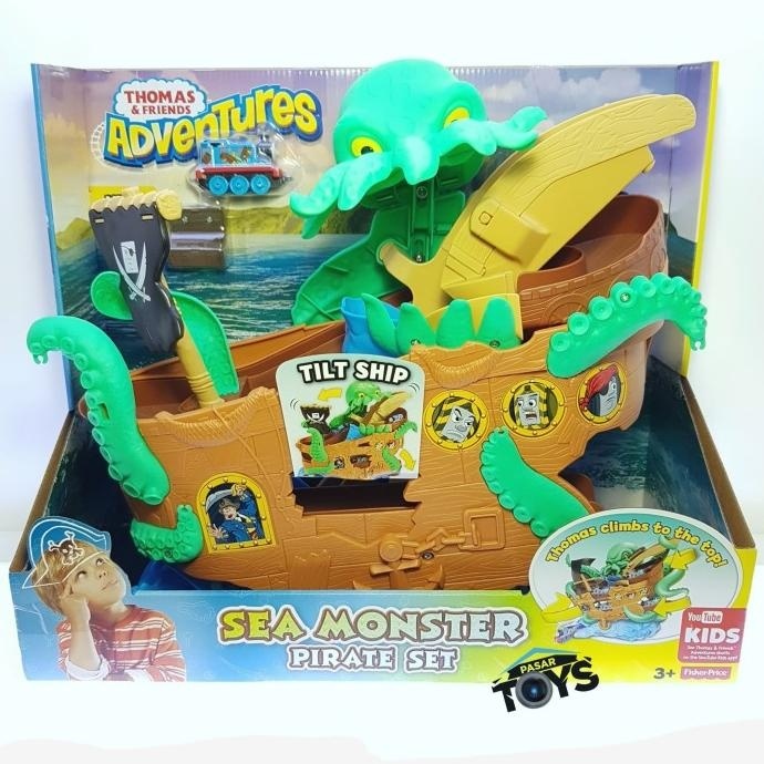 Thomas & Friends Fisher-Price Adventures Sea Monster Pirate Set