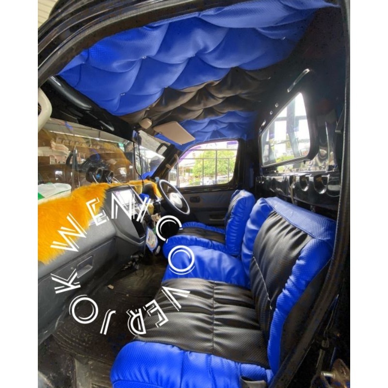 Sarung jok dan atap plafon dan  mobil grand max pick up bonus cover stir - cover jok mobil Gran max 