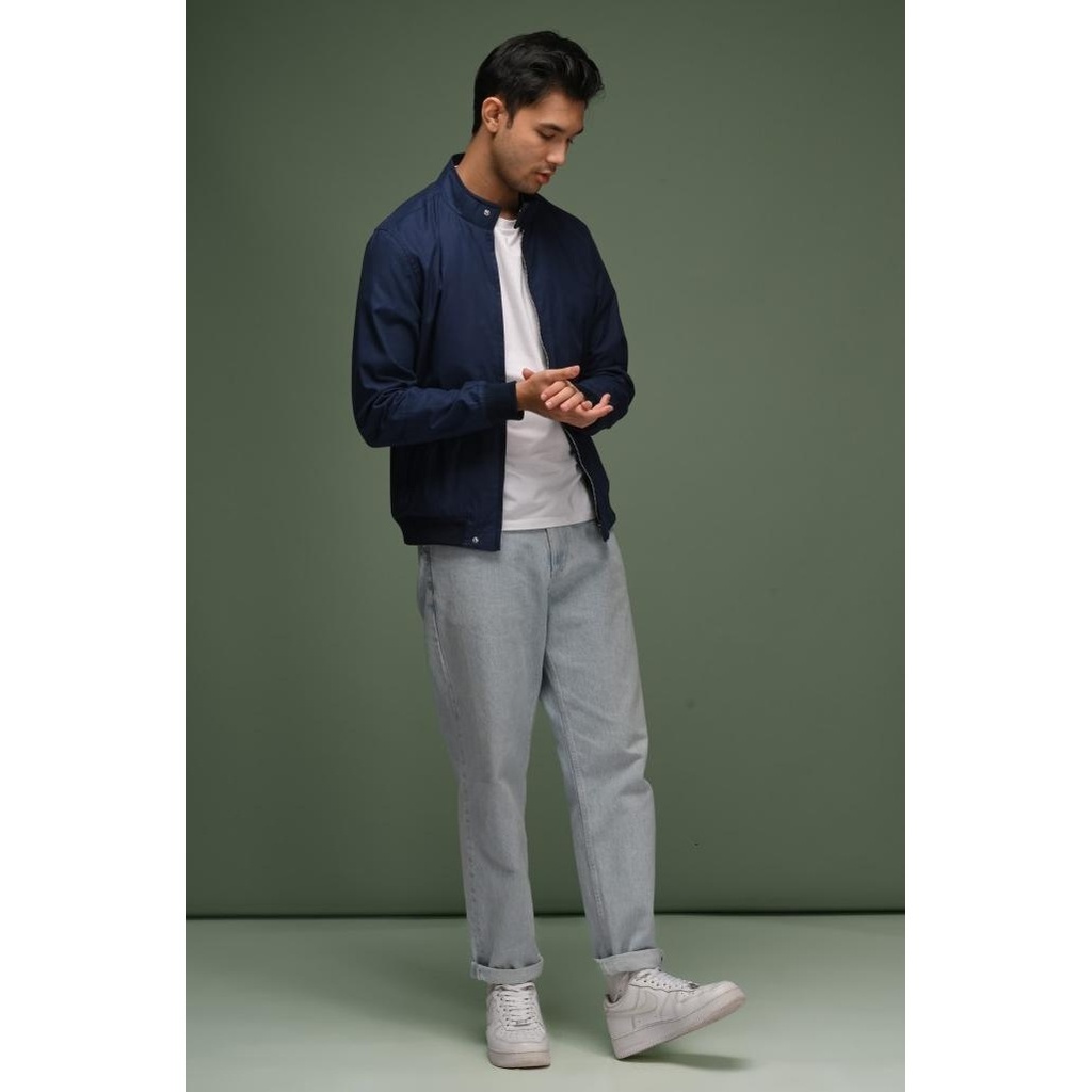TERBARU JAKET PREPP STUDIO HARRINGTON JACKET NAVY !!!!!