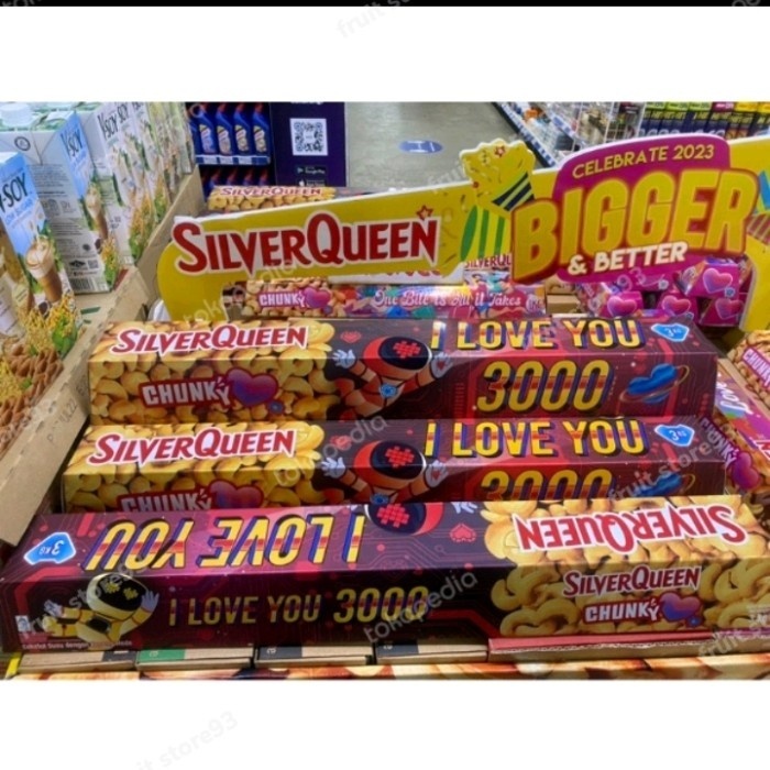 

SIAP KIRIM coklat silverqueen spesial valentine coklat Silverqueen big size 3kg madalinsecollect