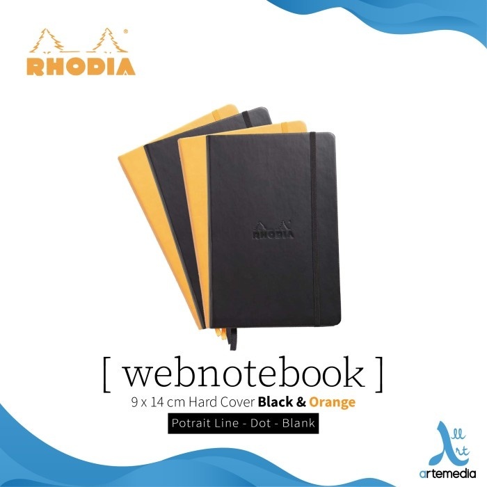 

Buku Catatan Rhodia 9X14Cm Hardcover Webnotebook