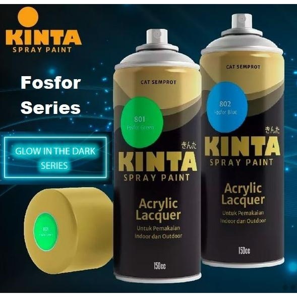 New Cat Semprot Pilox Kinta Glow In The Dark Pilok Fosfor Paint Aerosol Gratis Ongkir
