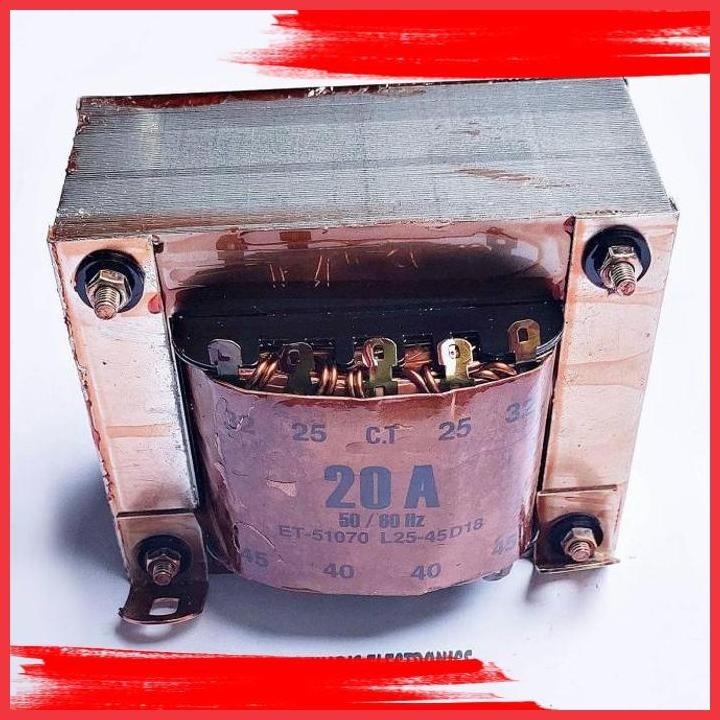 (WARI) TRAFO ERA CT 20A AMPERE MURNI 45V TRAVO