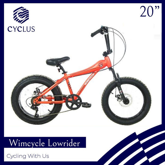 [Original] Sepeda Anak Wimcycle Lowrider Ban Besar 3.0 - Kurir Instan Terbatas