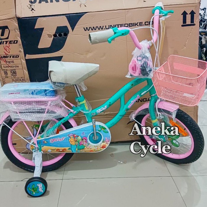 [Original] Sepeda Anak Perempuan United 16 Twist Limited