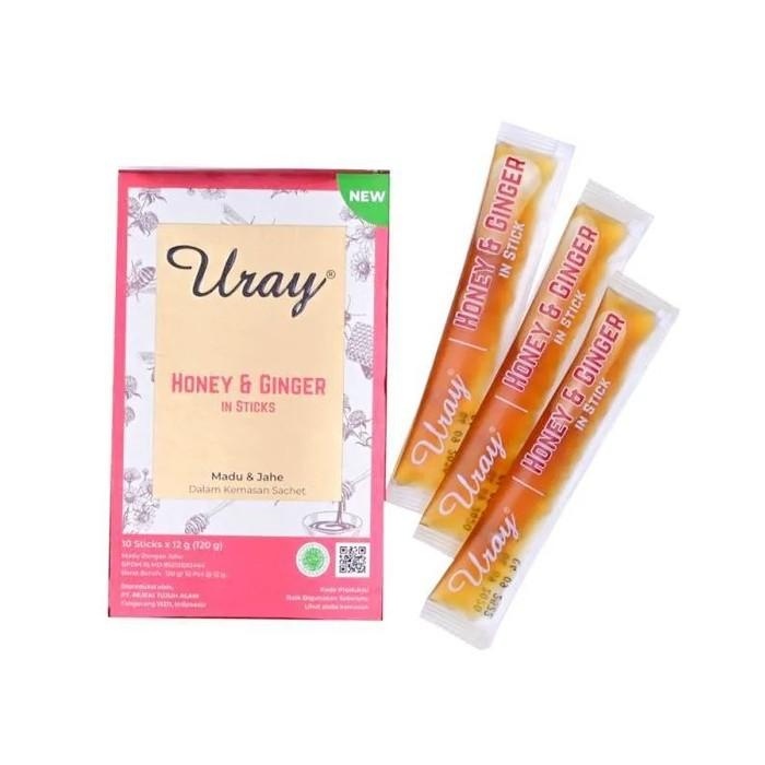

Uray Honey & Ginger In Sticks / Madu & Jahe Kemasan Sachet 120 Gram Best Seller
