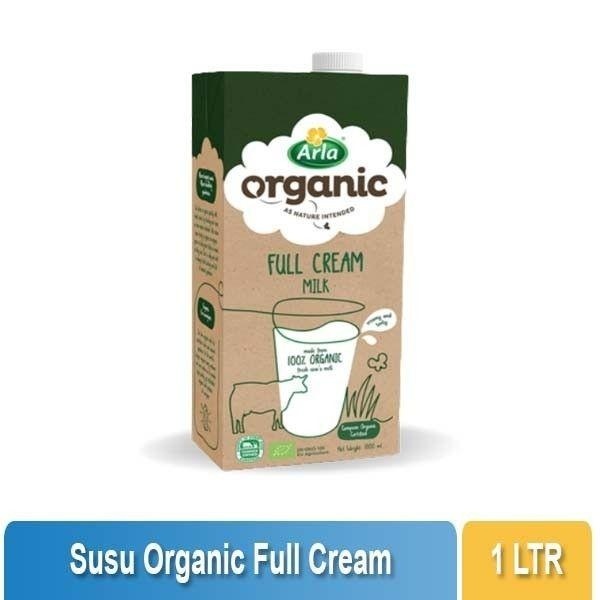 

Arla Full Cream Milk UHT Organic 1000 ML / Susu UHt Organik Best Seller