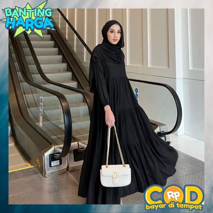 Gammis Lebaran Buju Games Kekinian Termurah Baju Gmi Gamis Polos Elegan Baju Bridesmide Pesta Prempu