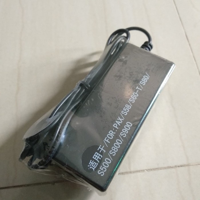 Jual Adaptor Charger Mesin Edc Pax D210 New Original Bersegel Brilink Ovo Berkualitas