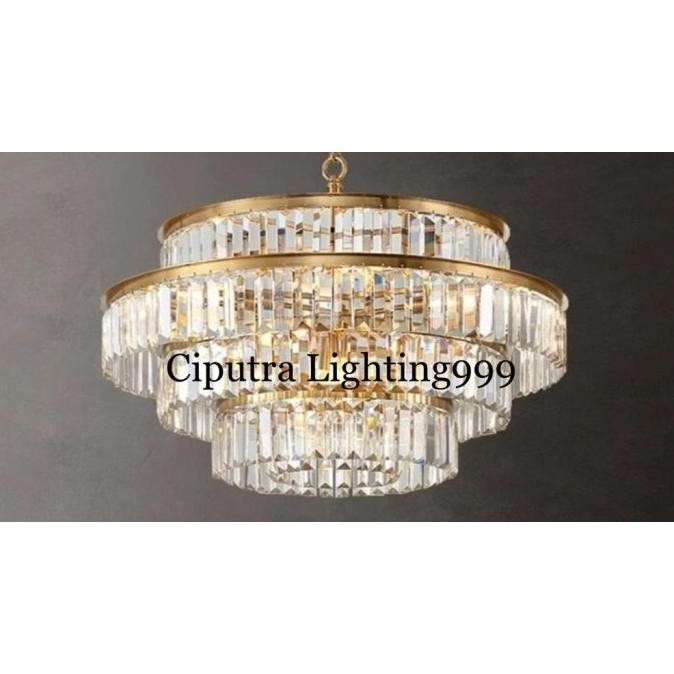 Lampu Gantung Hias Cristal Klasik Modern Ruang Tamu Diameter 100 Cm Leonandriansyahstore
