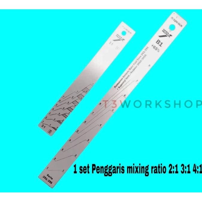 

TERBARU PAINT MIXING STICK PENGGARIS UKUR RATIO 2:1 3:1 4:1 !!!!!