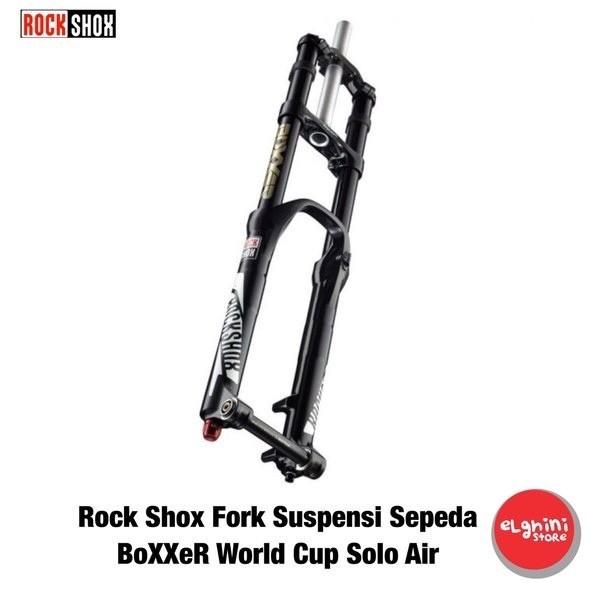 [Original] Rock Shox Fork Suspensi Sepeda Boxxer World Cup Solo Air Terbatas