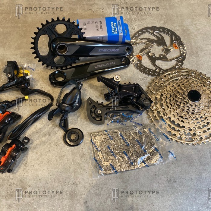 [Original] Groupset Deore 12 Speed M6100 1X12 Terbaru