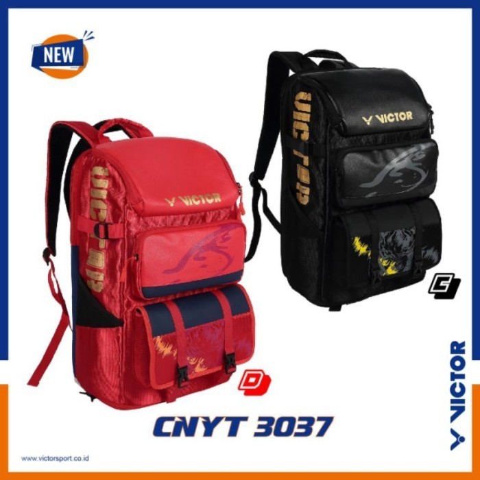 [Original] Tas Raket Victor Rangsel/Backpack Cnyt 3037 Original Terbatas