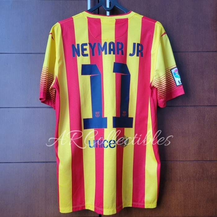 ✅Baru Jersey Fc Barcelona Barca 2013/2014 Away Original - Neymar Jr Limited