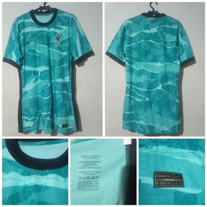 ✅Baru Jersey Original Liverpool Away 2020/21 Player Issue Kitroom Terbaru