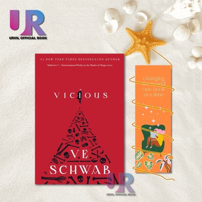 Viral Produk versi IN/EN Vicious : A Novel by V. E. Schwab (English Version)(PR)