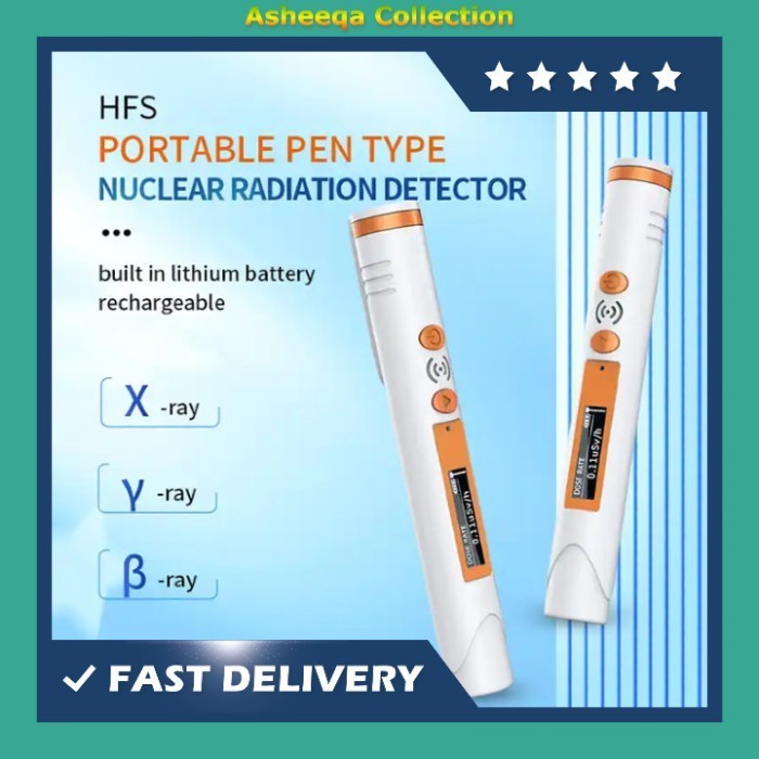 ✅Ori Detektor Radiasi Nuklir Portabel Tipe Pena Dosimeter Gamma Sinar X Diskon