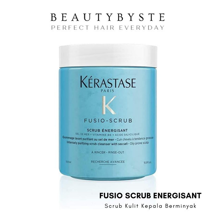 ✅New Ori Kerastase Fusio Scrub Energisant 500Ml Terbaru