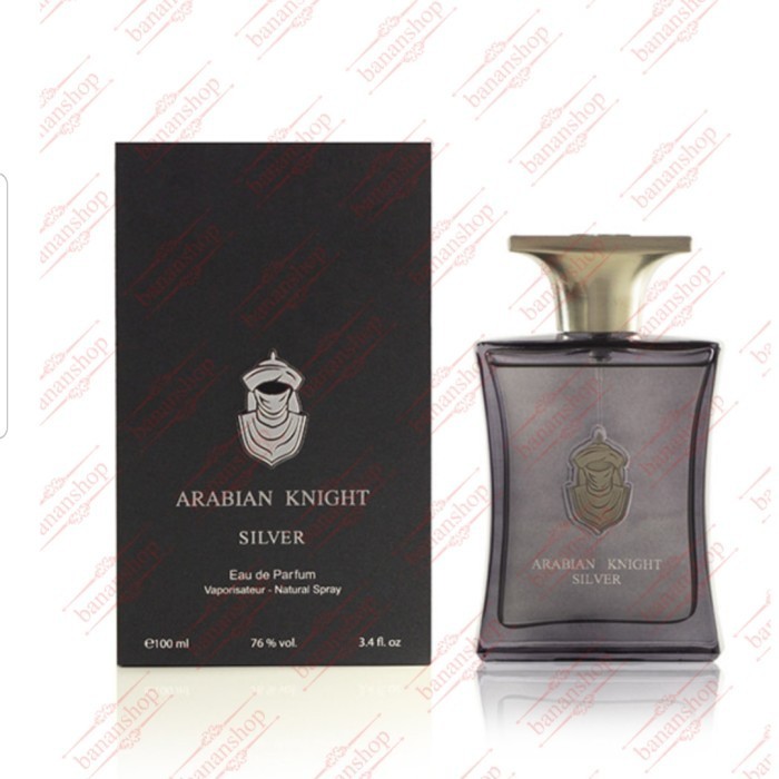 ✅New Ori Arabian Oud Arabian Knight Silver Edp 100Ml Limited