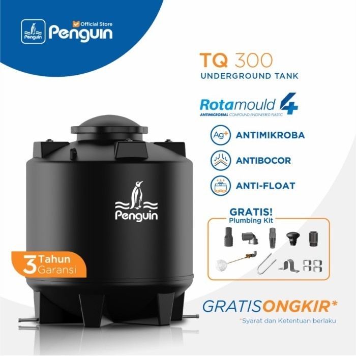 ✅Original Tangki Pendam Penguin Tq 300 Uk 3000 Lt Ground Tank Tangki Tanam Tq300 Diskon