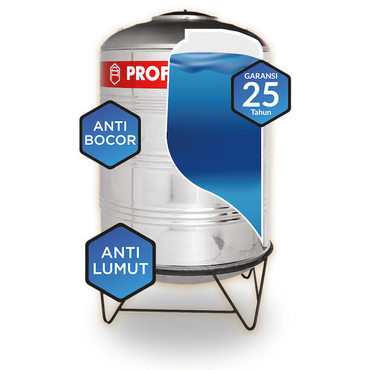 ✅Original Tangki Air Profil Tank Stainless 2500 Ltr Ps-2500 Kapasitas 2080 Liter Terbaru