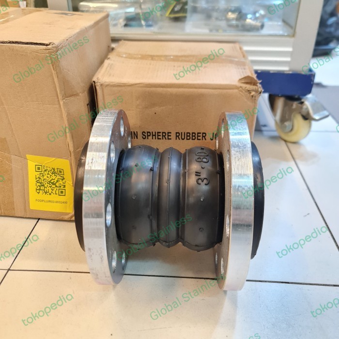 ✨Baru Flexible Joint Rubber Jis 10K Onda 2 1/2/Rubber Joint Flexible Onda Berkualitas