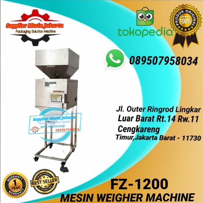 ✨New Ori Mesin Filling Weigher Timbangan Fz-1200 Heavypack Terbaru