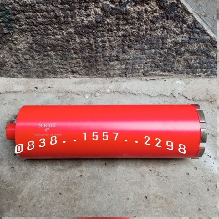 ✨New Mata Bor Coring Beton 4Inch Nikkei Original 102Mm Panjang Coring 37Cm Diskon