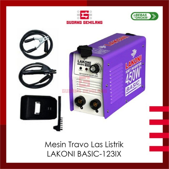 ✨New Ori Mesin Las Listrik Travo Welding Inverter 450 Watt Lakoni Basic-123Ix Berkualitas