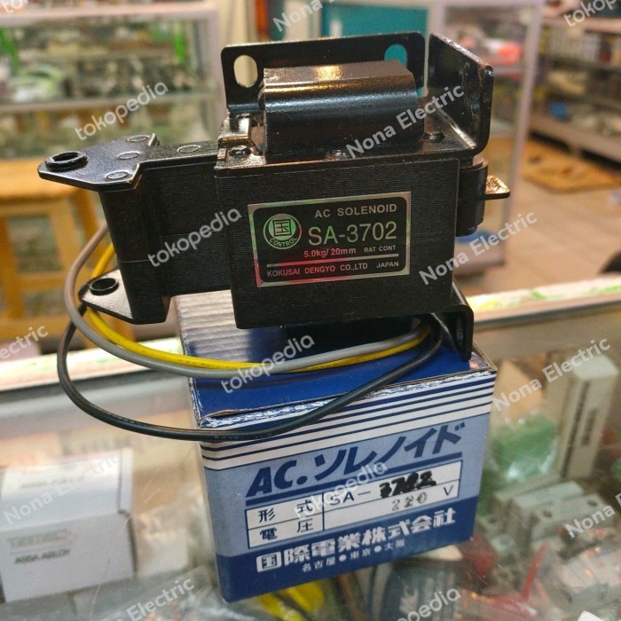 ✨New Ori Kokusai Sa-3702 220V Selenoid Tarik Terbatas