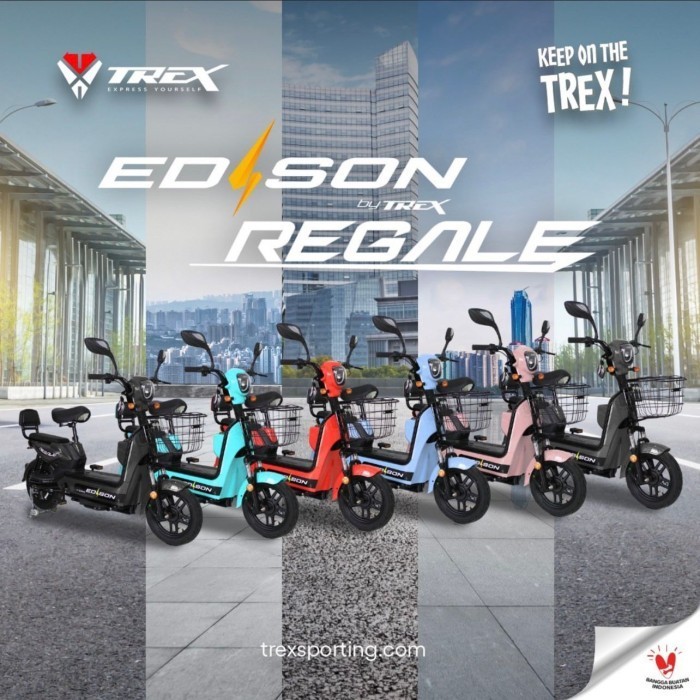 [Ori] Selis Sepeda Listrik Edison Regale By Trex Limited