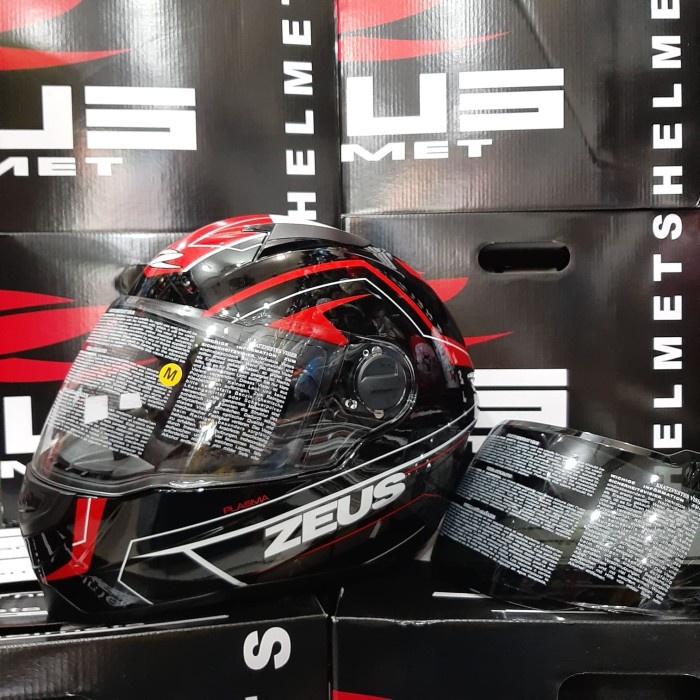 [Ori] Zeus 811 Motif Black Al5 Red Terbaru