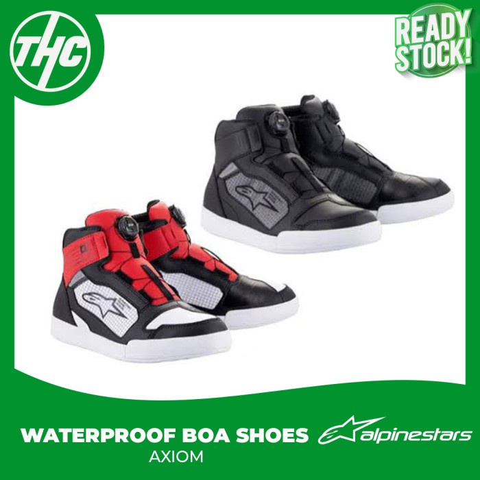 [Ori] Sepatu Alpinestar Axiom Boa Waterproof Shoes Sepatu Anti Air Berkualitas