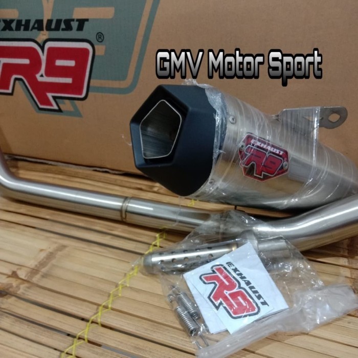 [Original] R9 Alpha Ss Honda Cbr150 Facelift K46 New Knalpot R9 Cbr150 Alpha Limited