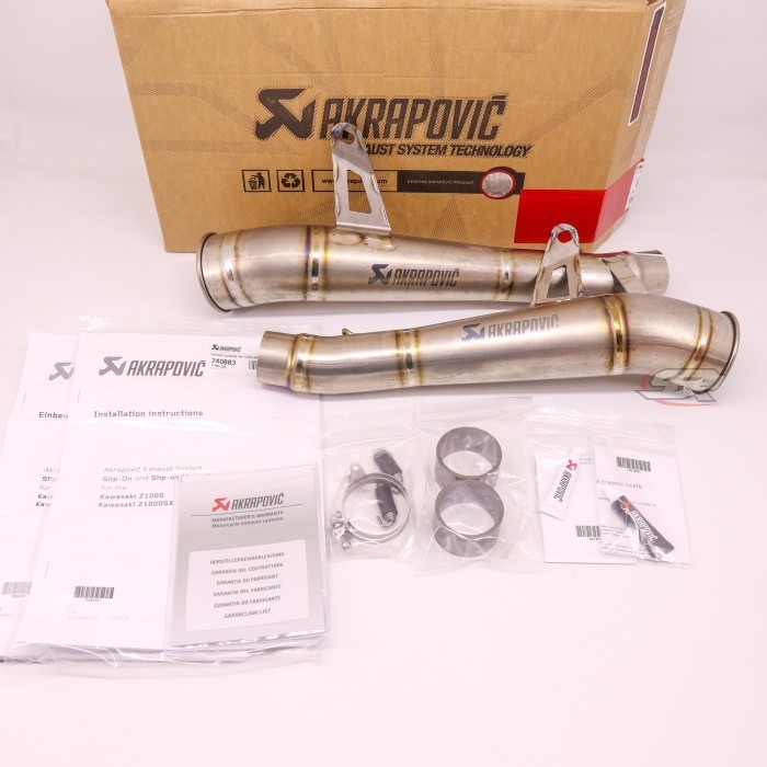 [Original] Knalpot Akrapovic Z1000 Sugomi Megaphone Gp Diskon