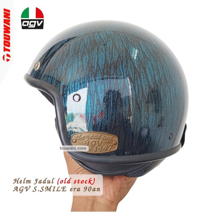 [New] Helm Agv Smile Open Half Face Retro Jadul Classic Terbaru