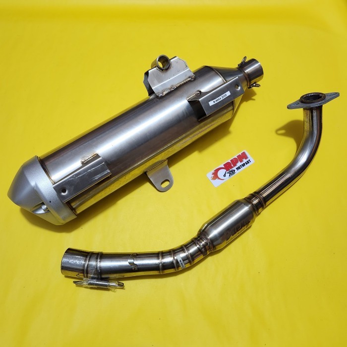 [Original] Knalpot Nmax Aerox New 2020 Daeng Full Stainless Standart Racing Terbatas