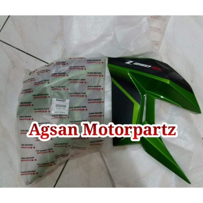 [Original] Fairing Samping Ninja Z250 Sl Hijau Original Kawasaki Limited