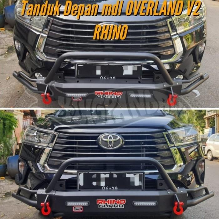 Breket Aja ... Bemper Tanduk Depan Besi Guard Innova Reborn -Rhino