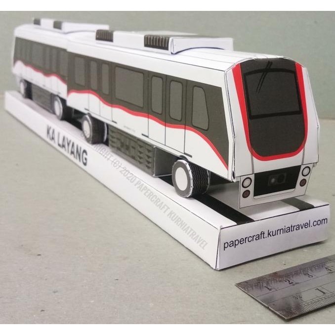 Papercraft Kereta Layang (SKY TRAIN)