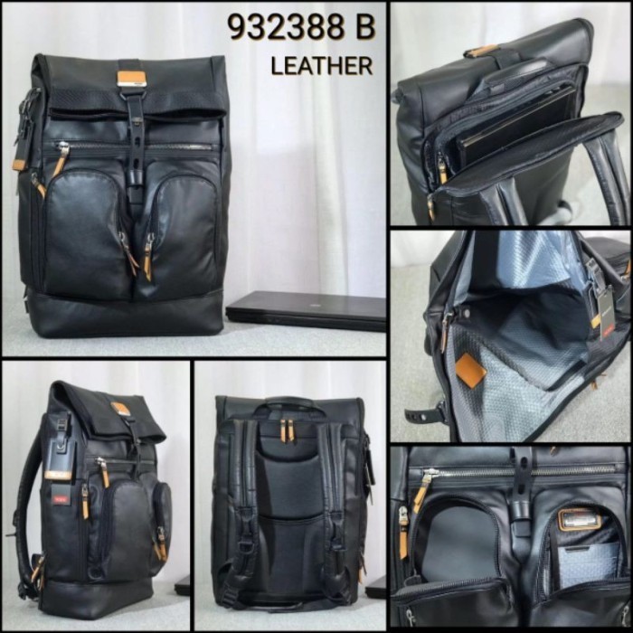 ✅New Tumi Backpack London Roll Full Leather Diskon