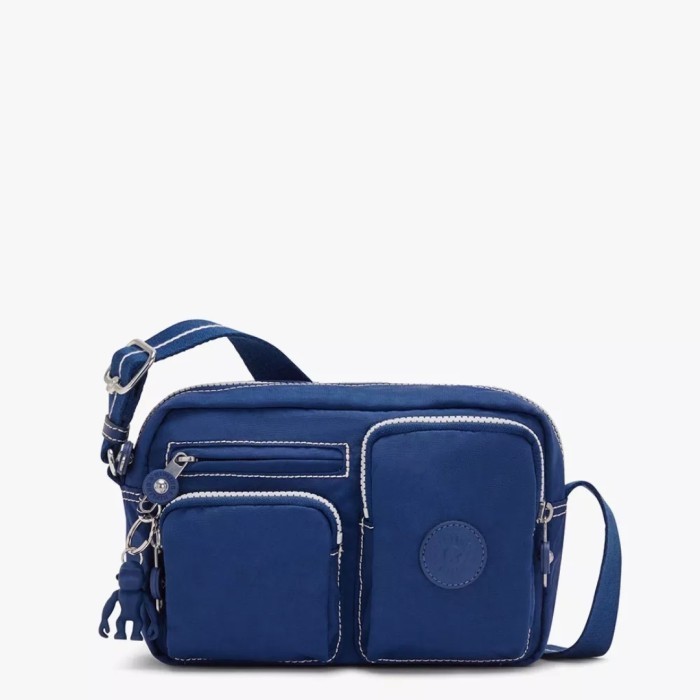 ✅New Kipling Albena Original Sling Bag Wanita - Admiral Blue Limited