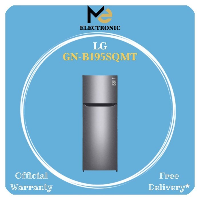 [Baru] Lg Kulkas 2 Pintu  Kulkas Lg Inverter Gnb195Sqmt  Gn-B195Sqmt Limited