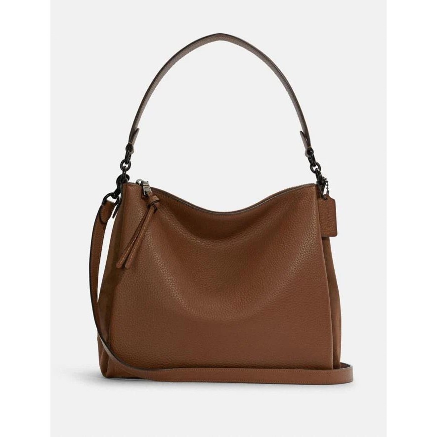 ✅New Sale Coach 4609 Shay Shoulder Bag Vintage Khaki Size 32X14X28 Berkualitas