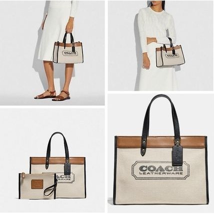 ✅New Ori Tas Coach Field Tote Bag 30 With Coach Badge Ori / Tas Selempang Coach Terbatas